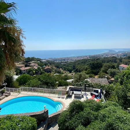 Dolce Notte, L'ideal Pour Des A - Avec Vue Panoramique Et Piscine Sur Les Hauteurs * Bastia (Corsica)